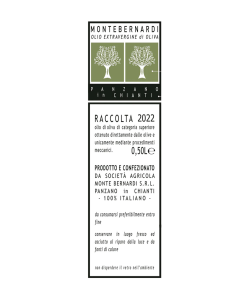 Olio EVO 500ml - Monte Bernardi